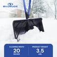 thumbnail image 4 of Snow Joe Shovelution 20-In Poly Back-Saving Telescoping Snow Shovel, 4 of 8