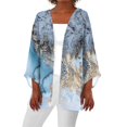 thumbnail image 2 of MesaSe Cardigan pour Femmes Mode Décontractée Rétro Imprimé Léger Longueur Moyenne Veste Cardigan Noir L, 2 of 6