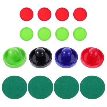 MasteelfCA 1 Set Air Hockey Pushers and Pucks Air Hockey Game Table Replacement Accessories
