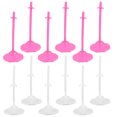 thumbnail image 1 of SHISUYAN 12pcs Doll Stand Holder for Stable Display and Toy Fixing Clip Accessory, 1 of 8