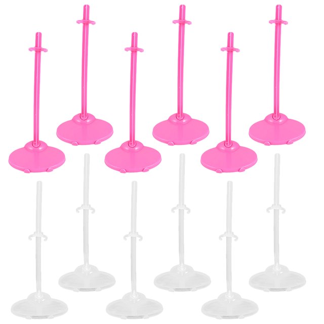SHISUYAN 12pcs Doll Stand Holder for Stable Display and Toy Fixing Clip Accessory