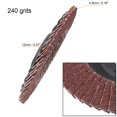 thumbnail image 3 of Unique Bargains Flap Disc 240 Grit 4' x 5/8' Abrasive Grinding Wheel Flap Sanding Disc Aluminum Oxide 5pcs, 3 of 4
