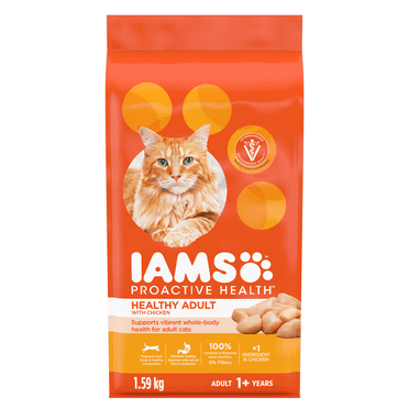 Iams Proactive Health Healthy Adult with Chicken Dry Cat Food 1.6kg