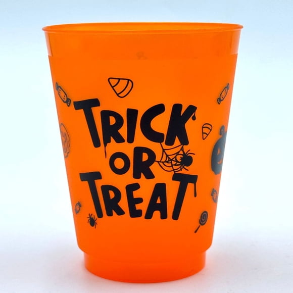 CHUANK 5pcs Halloween Cups Party Carnival Cups Water Drinking Cups Party Reusable Plastic Cups