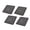 Black, variant on 4 Pack Dust Filter for Computer Cooler Fan, 5.51x5.51in Magnetic Frame PC Fan Dust Mesh PC Cooler Filter Dustproof PVC Cover Computer Fan Grills or PC Case Fan Chicken Coop Vent