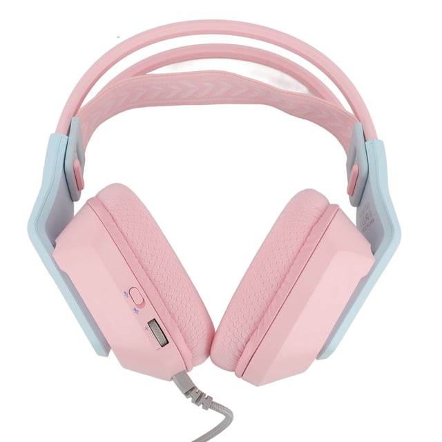 Wired Gaming Headset, Computer Headphones with Microphon and Memory Foam Ear Cushions, Adjustable Headband Wired Headphones for PC Laptop Game Console, 3.5mm Plug and Play