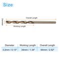 thumbnail image 2 of 15pcs M35 Cobalt Drill Bit Set 3.2mm Cobalt High-Speed Steel, 2 of 7