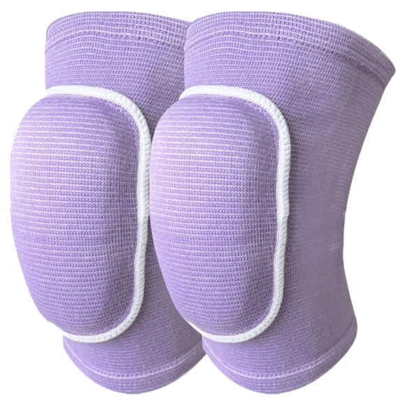 Volleyball Knee Pads Soft Breathable Polyester Material High Density Foam Padding Foldable S M L Sizes for Youth Knees Protection Basketball Football Yoga Tennis Running Cycling