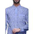 thumbnail image 4 of BESTMAN Chemise Habillée Décontractée pour Homme à Manches Longues, Coupe Ajustée, en Coton, à Boutons, 4 of 5