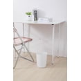 thumbnail image 2 of Grey Label White  Waste Can, Round Plastic Bathroom Trash Bin, Garbage Can & Wastebasket, 2 of 7