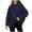 Dark Blue, variant on Lenpel Oversized Hoodies for Women Casual Long Sleeve Drawstring Hooded Plus Size Sweatshirts Loose Pullover Tops with Pocket(Pink,5X-Large)
