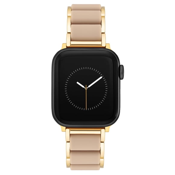 Anne Klein Silicone Fashion Bracelet for Apple Watch Secure Adjustable Apple Watch Replacement Band Fits Most Wrists