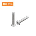 thumbnail image 3 of Unique Bargains M1.6x0.35x8mm Lot de 100 Vis Plates Rondes en Métal pour Machine à Entraînement Phillips, 3 of 5