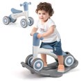 thumbnail image 1 of Costway 3 in 1 Rocking Horse with Detachable Balance Board and Height Adjustable Seat Grey&Blue, 1 of 10
