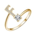 thumbnail image 1 of PVCS Bague Mode Exquise 26 Style Alphabet Anglais Lettre Bague en Cuivre, 1 of 1