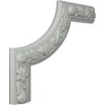 thumbnail image 4 of Ekena Millwork PML10X10SU-2 10 In. W X 10 In. H X .87 In. P Architectural Sussex Floral Panel Moulding Corner, 4 of 5