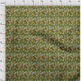 thumbnail image 4 of oneOone Polyester Spandex Dark Olive Green Fabric Abstracts Sewing Craft Projects Fabric Prints By Yard 56 Inch Wide, 4 of 5