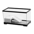 thumbnail image 3 of ZLight Turtle Tank Bottom Drainage Terrapin Tortoise Indoor Starter Enclosure edium Decor Black L, 3 of 6