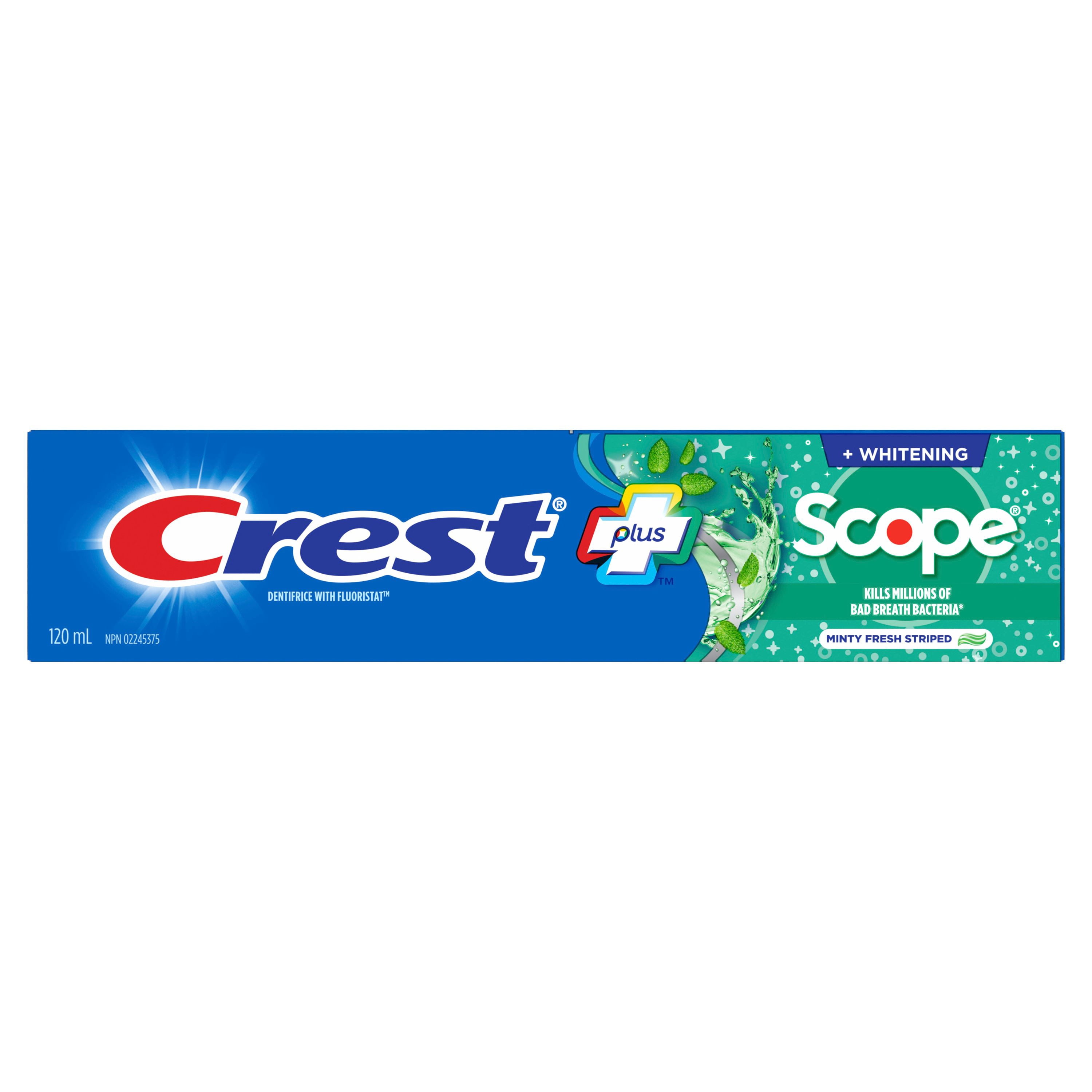 Crest Complete Blanchissant Plus Scope Menthe Fraîche Dentifrice 20ml