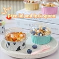 thumbnail image 2 of Aluminum Foil Paper Mini Cake Baking Cups,10pcs Muffin Liners,Disposable Aluminum Foil Ramekins Cupcake Baking Cups Containers Wrappers Dessert Cups X5D0, 2 of 8