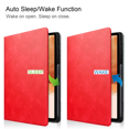 thumbnail image 2 of for Samsung TAB S7 FE tablet protective case S7 lite T730/T736 protective case 12.4 inch leather case red, 2 of 4