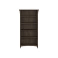 thumbnail image 2 of Bush Furniture Salinas Tall 5 Shelf Bookcase in Ash Brown Distressed Style Book case Bookshelf for Bedroom, Living Room Pantry Tall Bookcase Book Shelf for Bedroom, 2 of 10