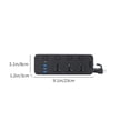 thumbnail image 3 of Socket USB Plug Board For Home Office Dormitory Travel Multi-functional Patch Panel Multi Hole Toggle Wiring Plug Board,Black&friday Deals 2024,Cyber&Monday Deals 2024,PENDANE,Black, 3 of 6