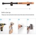 thumbnail image 4 of 2 Pcs Support Mural pour Batte de Baseball, Support pour Batte de Baseball, Conteneurs pour Batte de Baseball, Softball, Hockey, 4 of 4