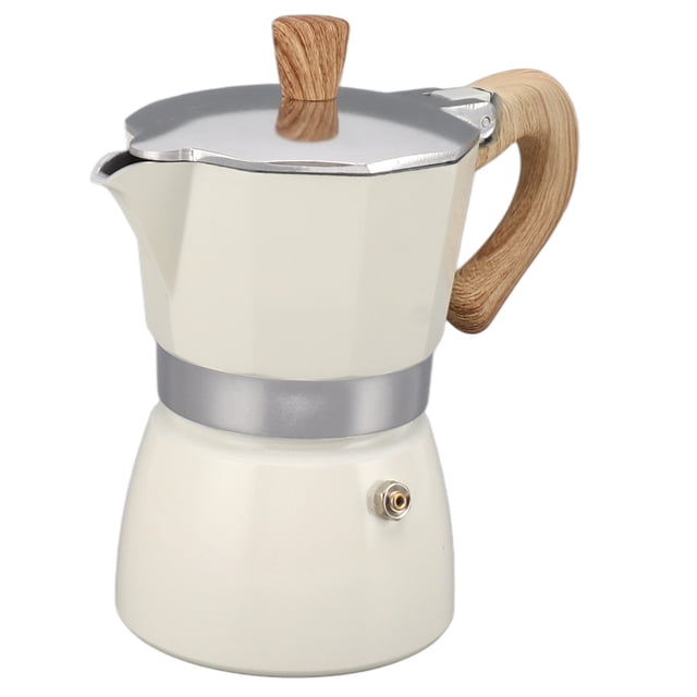 Moka Coffee Pot Octagonal Classic Portable Hand Brewing Coffee Maker Moka Pot for Camping Home Use
