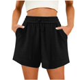 thumbnail image 1 of Dealovy Workout Shorts for Women Wide Leg Drawstring High Waisted Athletic Running Gym Yoga Shorts, 1 of 2