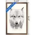 thumbnail image 2 of Wolf - Trees Wall Poster, 22.375" x 34", 2 of 4