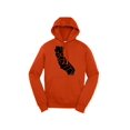 thumbnail image 1 of Gravity Trends Cali Chandail à Capuche - Logo Noir - Orange Profond - S, 1 of 1