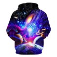 thumbnail image 3 of RKSTN Chandails à Capuchon pour Hommes Mode d'Automne Chandail Doux Mode Décontractée Impression Numérique Galaxie Chandail à Manches Longues Col Rond Blouse Chandail pour Hommes, 3 of 3