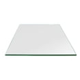thumbnail image 1 of Dulles Glass 12 In Square Flat Polish Edge 1/4 In Tempered Glass Table Top, 1 of 5
