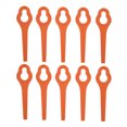 thumbnail image 2 of Grass Cutter Tool Blades, Harsh Weather Resistant ABS Lawn Mower Plastic Blade Strong Toughness  For Replacement For Garden Orange, 2 of 8