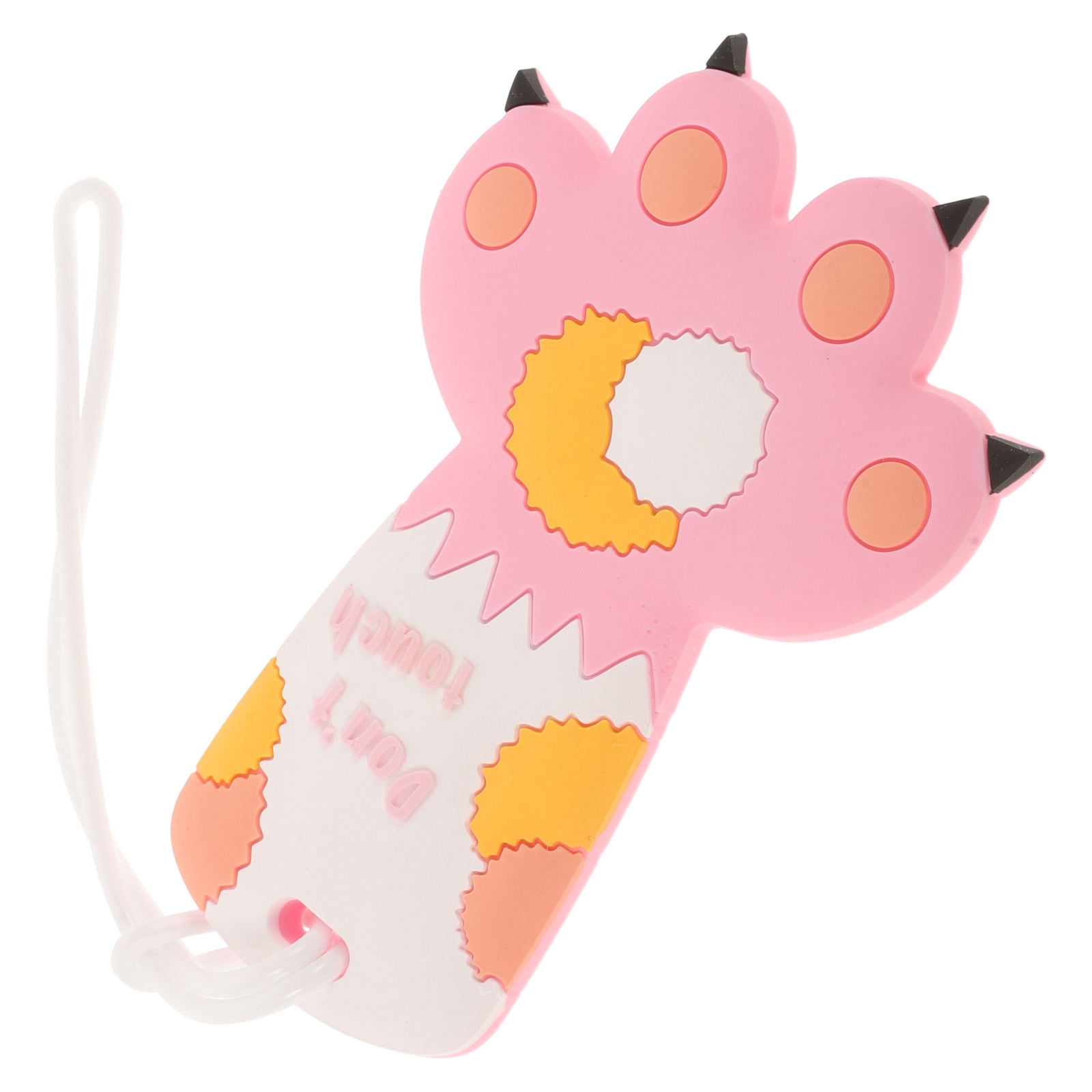 YSNOOWE 1Set Cat Lovers Luggage Accessories in Pink with Fun Anti-loss Checked Baggage