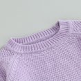thumbnail image 4 of Baby Girl Boy Knit Pullover Sweater Fall Winter Warm Sweatshirt Tops with Pocket, 4 of 6