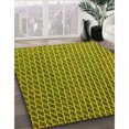 thumbnail image 3 of Ahgly Tapis d'Intérieur Lavable en Machine Carré Transitionnel Chêne Brun, 5 Pieds Carré, 3 of 7