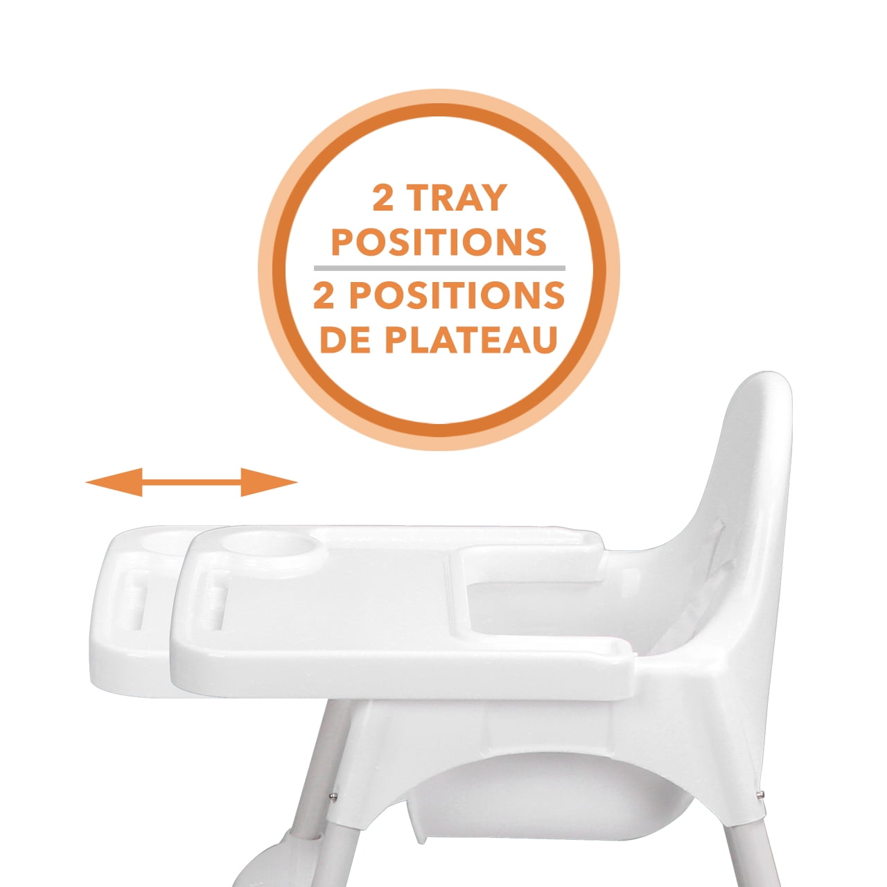 Harmony chaise haute 2-en-1