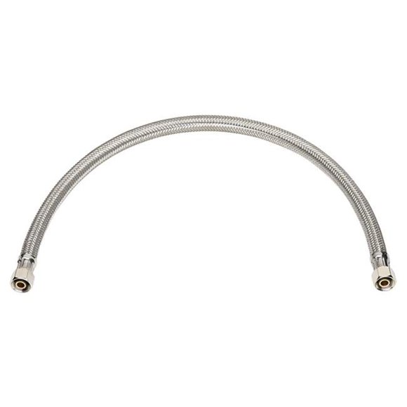 B & K Products 4598363 Braided Stainless Steel Compression Faucet Supply Line, 0.37 Compression x 0.37 Dia. x 16 in.