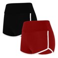 thumbnail image 1 of Timegard 2pc Shorts for Women Casual Workout Running Shorts Fitting Comfy Athletic Summer Solid Color, 1 of 7
