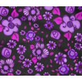 thumbnail image 4 of oneOone Cotton Flex Violet Fabric Florals Sewing Craft Projects Fabric Prints By Yard 40 Inch Wide, 4 of 4