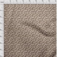 thumbnail image 4 of oneOone Velvet Brown Fabric Floral Sewing Craft Projects Fabric Prints By Yard 58 Inch Wide, 4 of 4