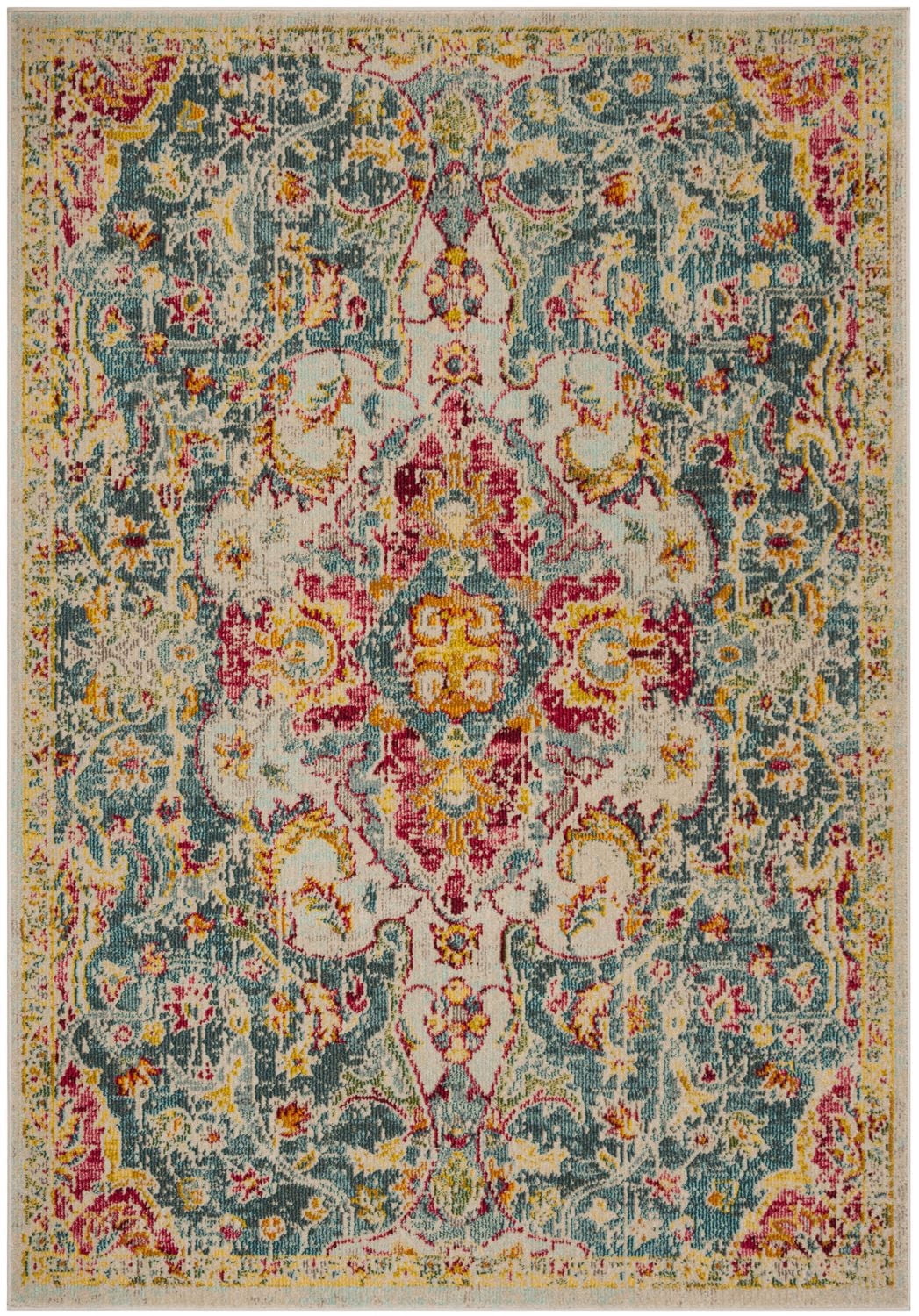 SAFAVIEH Phoenix Kieran Abstract Floral Area Rug
