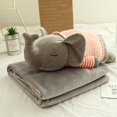 thumbnail image 2 of Two In One Cartoon Animal Pillow With Built In Blanket Dual Purpose office Car Nap Blanket Winter Thickened Sofa Pillow With Dual Functions Fleece Blanket for Couch throw blanket for Women, 2 of 9