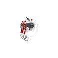 thumbnail image 1 of Eagle Claw Ql1042-3R Laser striped Bass Rig, Red Tubing, 3oz Bell weight, 1 of 1