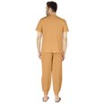 thumbnail image 4 of Inkmeso Ensemble de Pyjama Uni pour Hommes, Manches Courtes, Vêtement de Nuit à Col Rond, Ensemble de Pj, 4 of 7