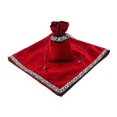 thumbnail image 4 of Classic Pattern Altar Pouch Border Velvet Table Cloth Red, 4 of 6