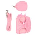 thumbnail image 1 of Cat Harness Leash, Comfortable Breathable Pet Harness Leash Set Rhinestone Decoration Pink  For Cats For Pets Pink, 1 of 8
