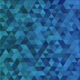 thumbnail image 1 of Ahgly Company Tapis d'Intérieur Lavables en Machine, Carrés de Transition Bleu Myrtille, Carrés de 4', 1 of 7